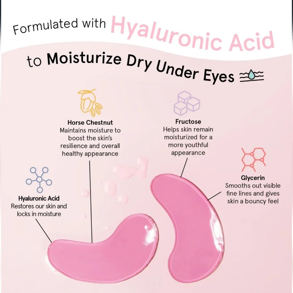 Grace & Stella Moisturizing Eye Masks 1 Pair Eye Mask - Picture 3 of 12